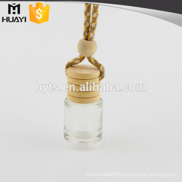 normal shape glass perfume car bottle for car accessory